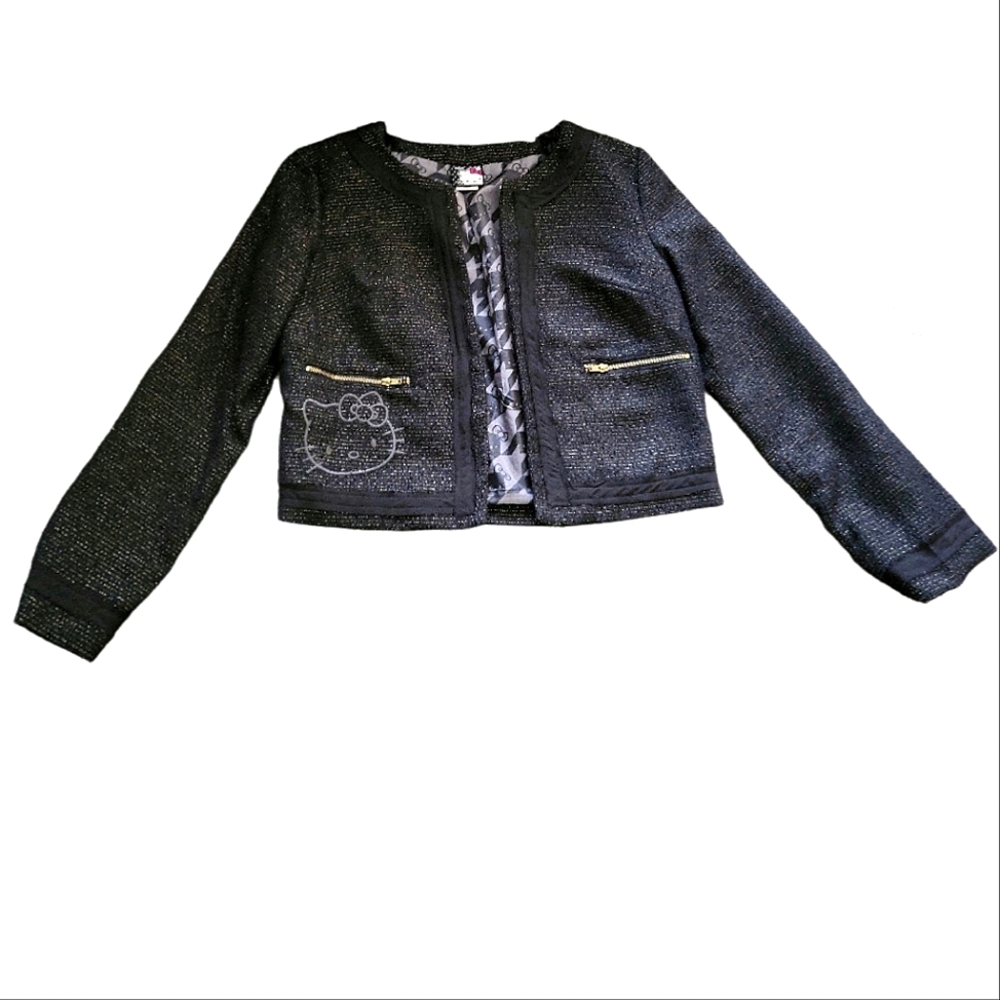 Hello Kitty Blazer with Gold Sparkles